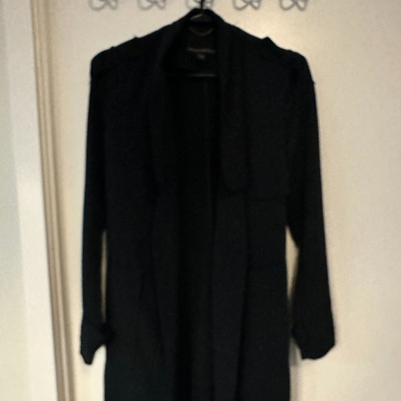 Navy Banana Republic Light Trench Coat - Picture 1 of 3